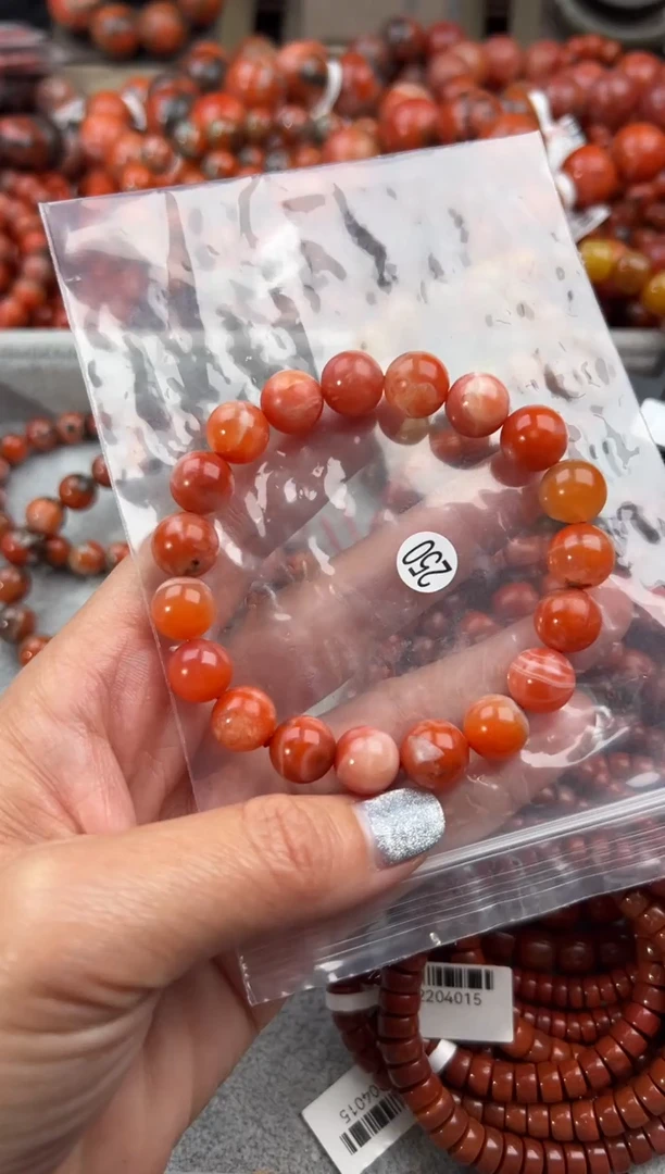 未镶嵌手串南红玛瑙10+