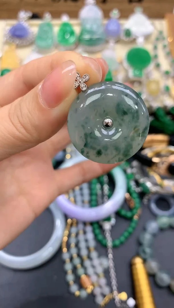 【闪购商品】翡翠颈饰18K金镶嵌334-中国好珍宝