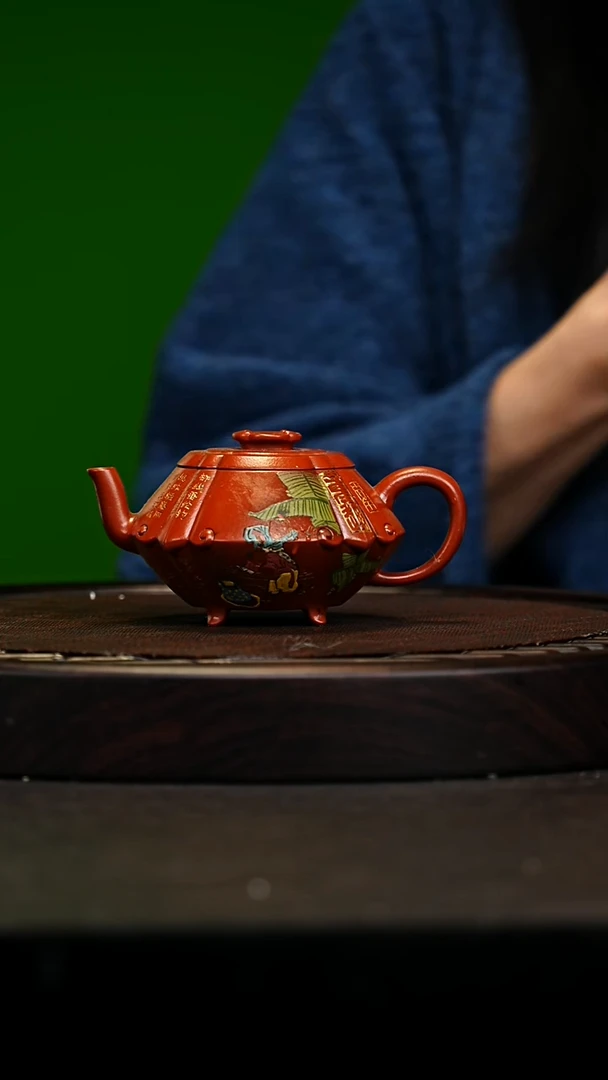 宜兴原矿高端紫砂 邵氏红泥200cc