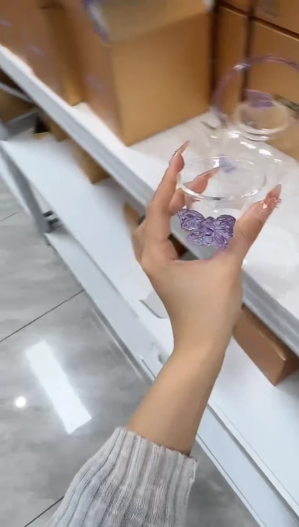 @@福容羽蝶杯浅紫色