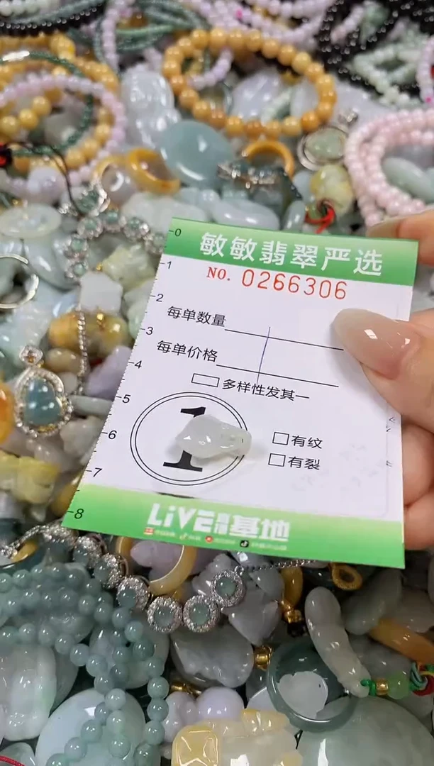 翡翠未镶嵌颈饰闪购0266306