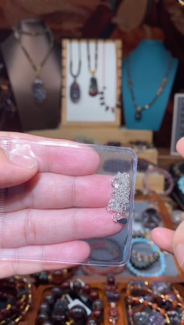 【闪购商品】水晶银链子未镶嵌多样性发一