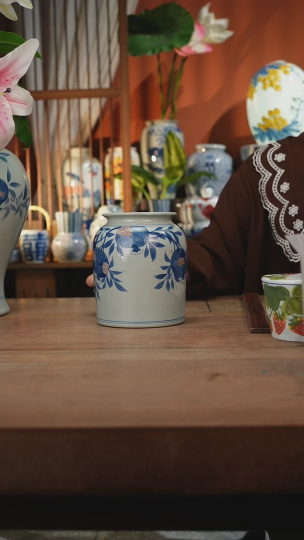 瓷片景德镇设计师釉下手绘陶瓷餐具