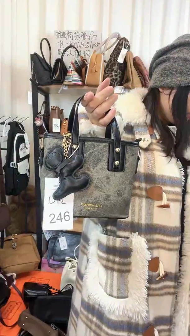 PU小蓝孤品包包（默认微瑕）246