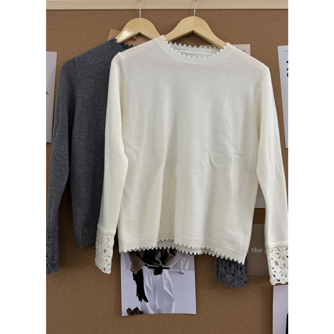 【GeShi】秋冬季长袖修身显瘦打底毛衣女1079