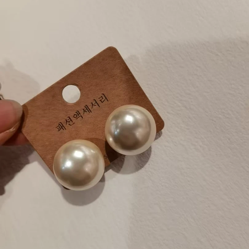 非金属仿珍珠耳饰 YEER·SHOP 爷儿春季日常百搭款时尚珠珠耳钉