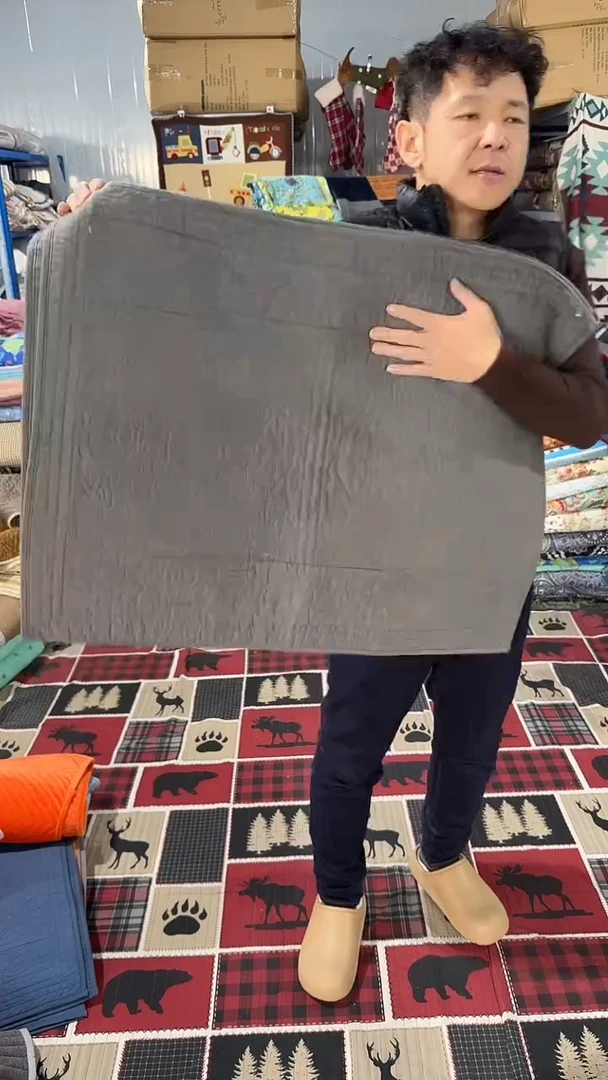 棉徐*灰色枕套一对