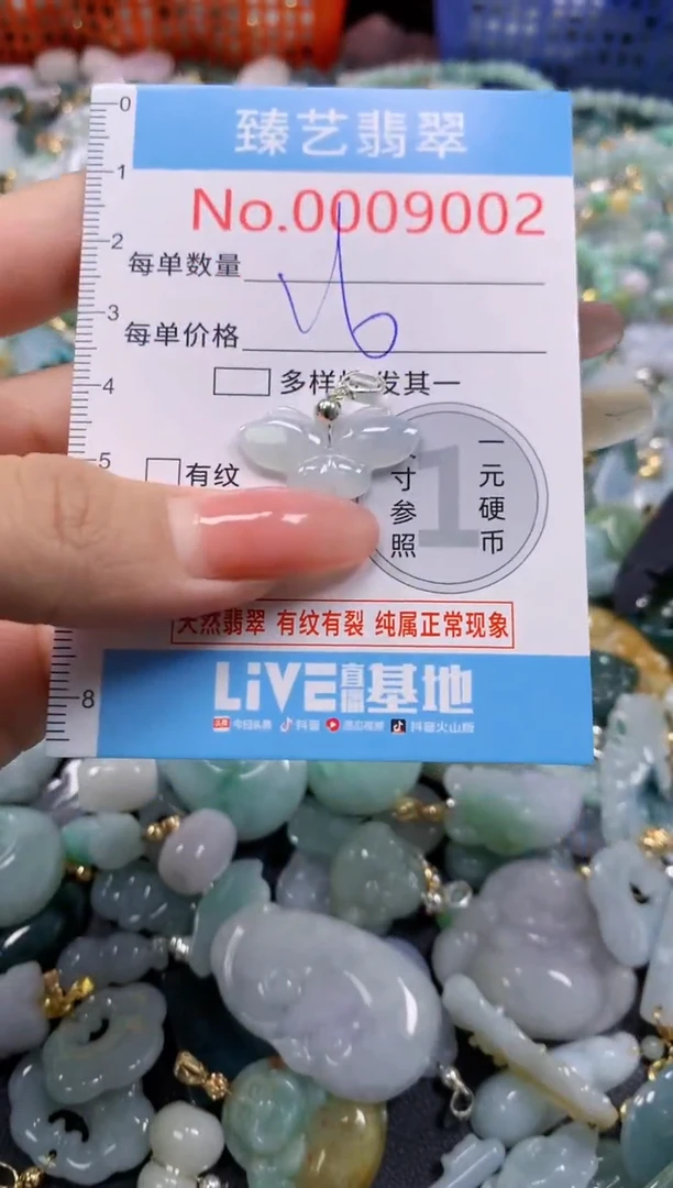 翡翠未镶嵌吊坠(不含链)9002