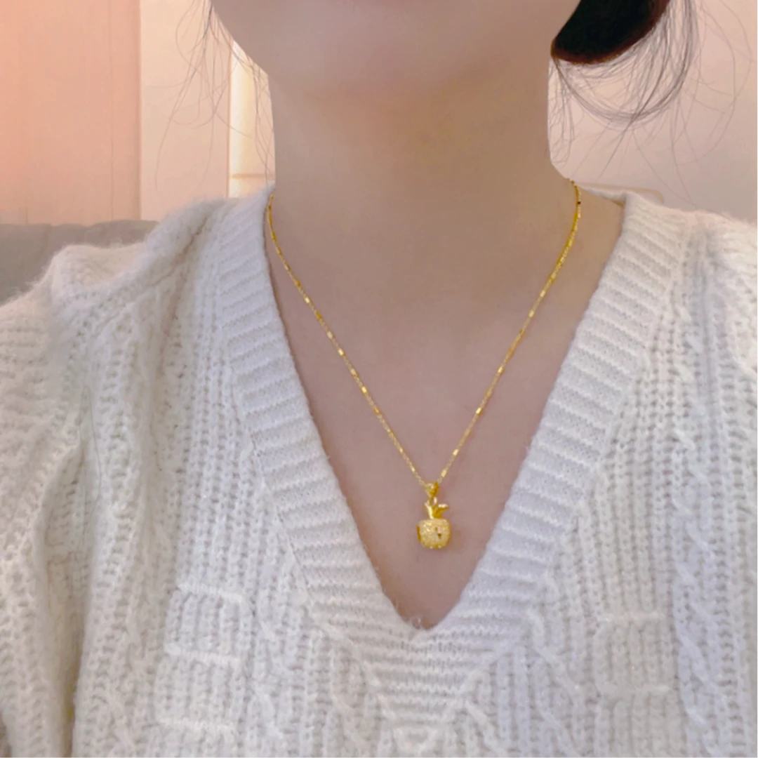 【平安果+方块链】平安果项链 M扣