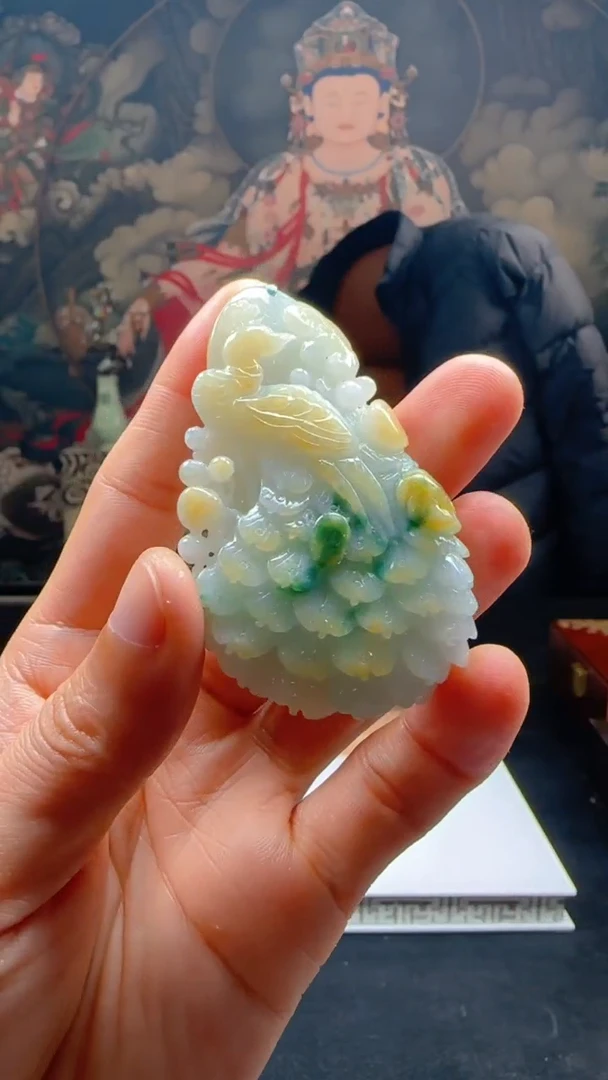【闪购商品】定制翡翠未镶嵌L-@@QJXC12152