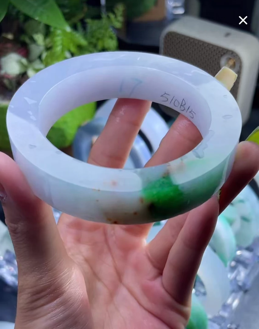 【迪家珠宝】毛胚定制翡翠 三彩（定制不退不换）