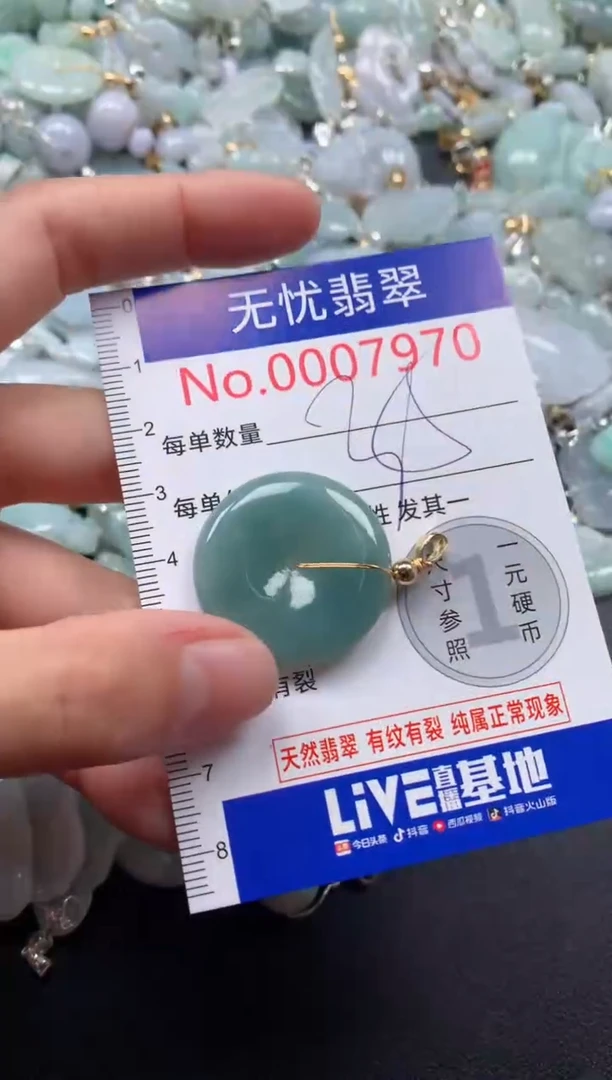 颈饰未镶嵌翡翠7970