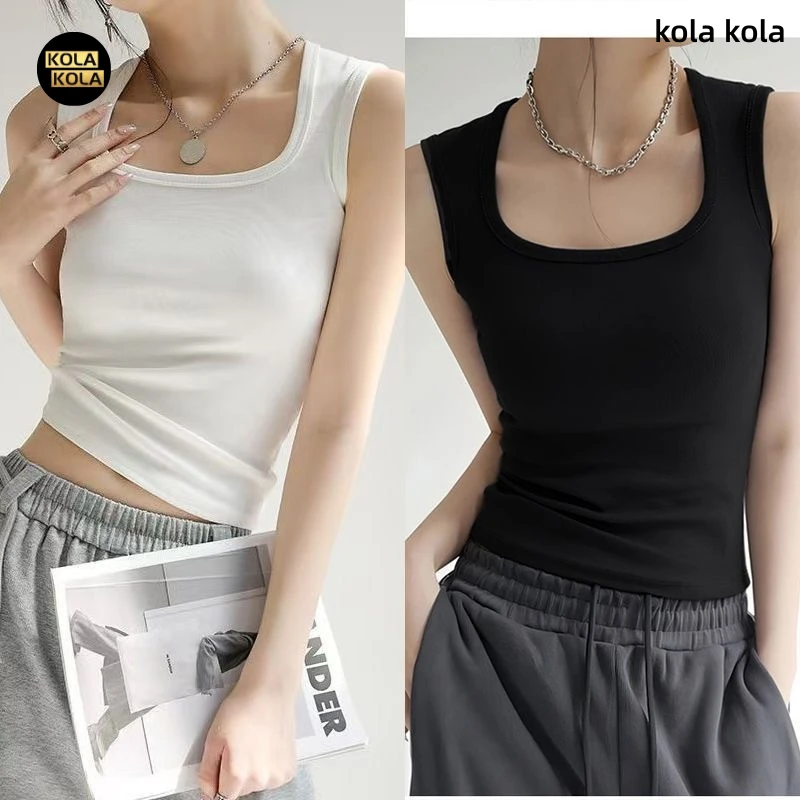 【显瘦遮副乳】夏季简约内搭运动工字背心无袖吊带显瘦百搭ljl