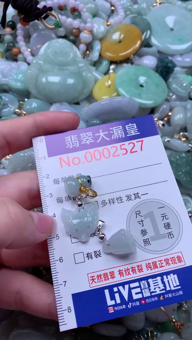 翡翠未镶嵌吊坠(不含链)2527