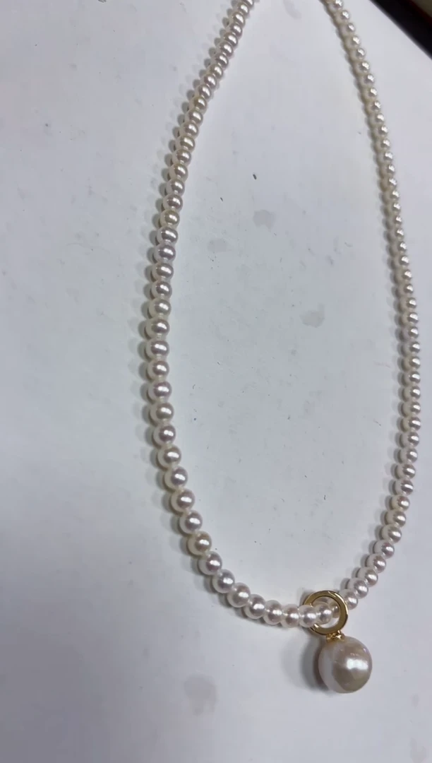 【闪购商品】淡水珍珠颈饰未镶嵌项链4