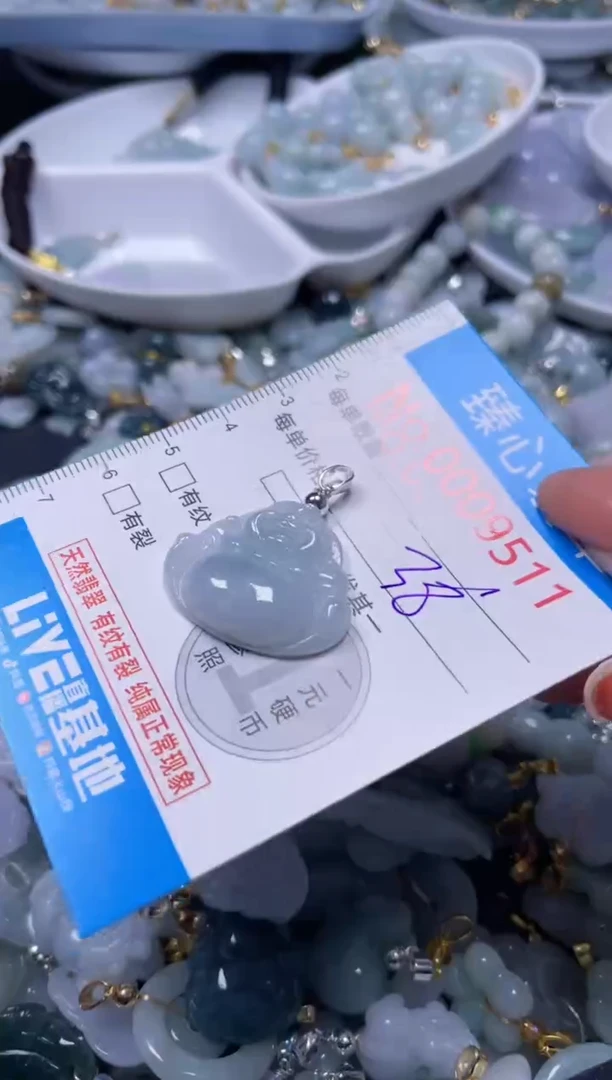 吊坠(不含链)未镶嵌翡翠9511