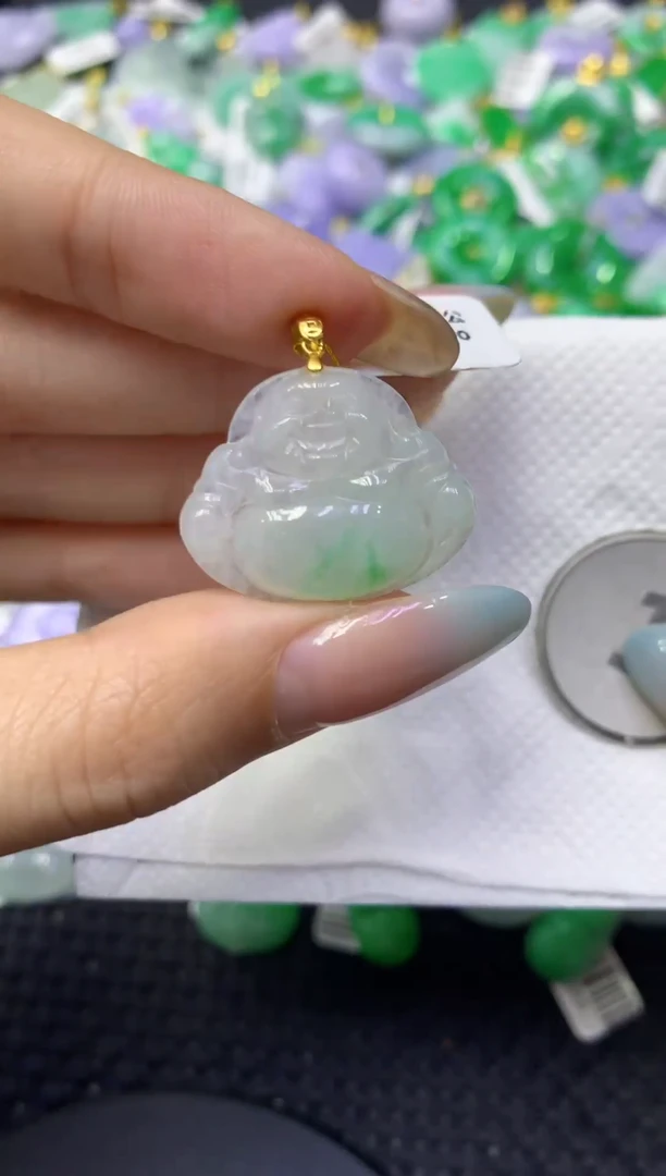 颈饰未镶嵌翡翠天然缅甸翡翠A货