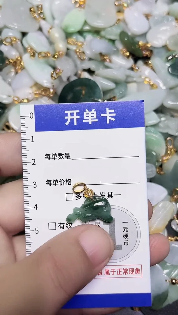 颈饰未镶嵌翡翠天然A货翡翠