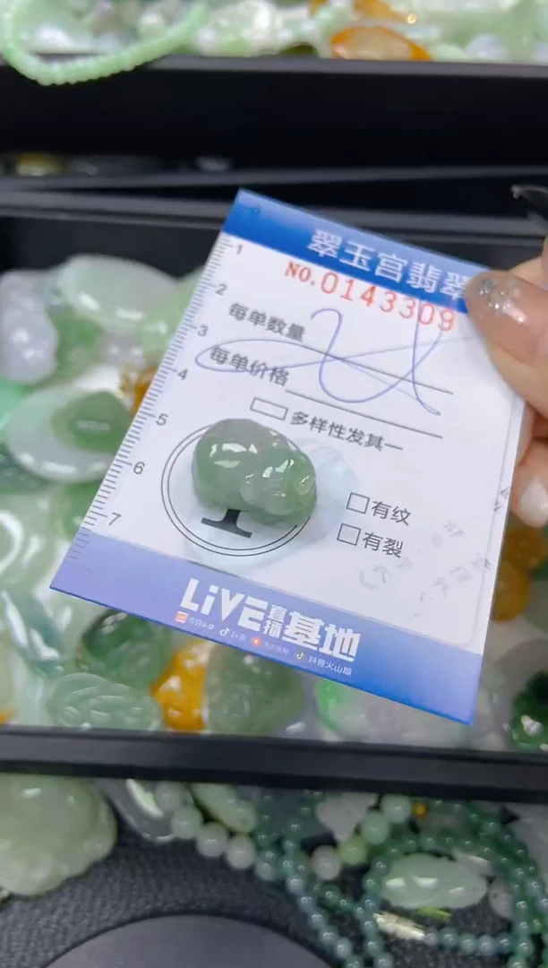 翡翠未镶嵌颈饰闪购0143309