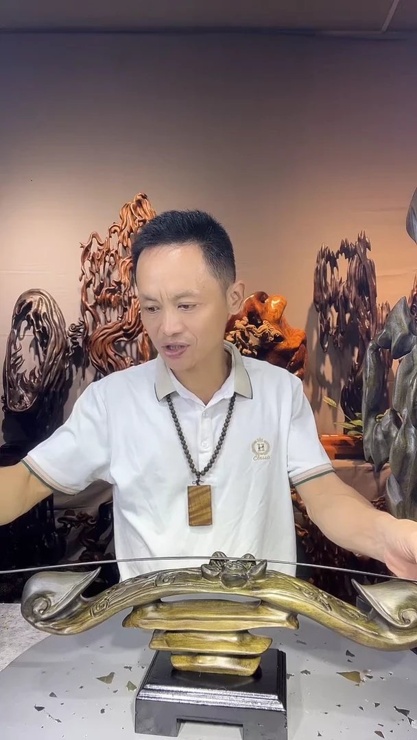 金丝楠石**玩小叶桢楠随行摆件26