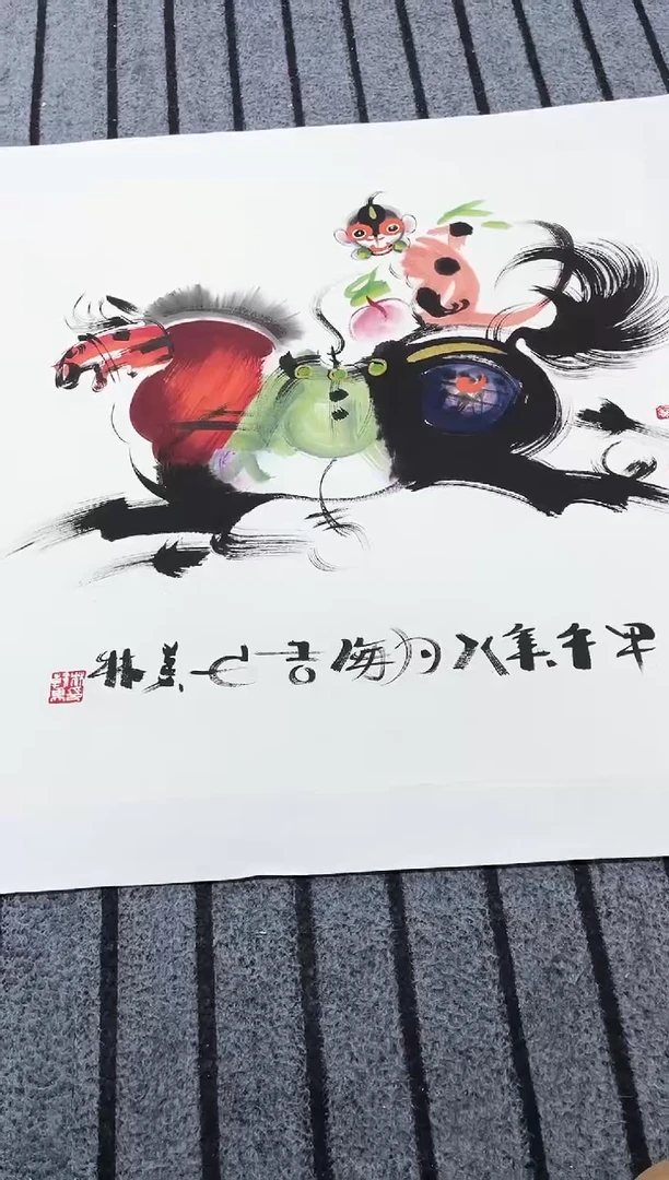 精品国画花鸟作品