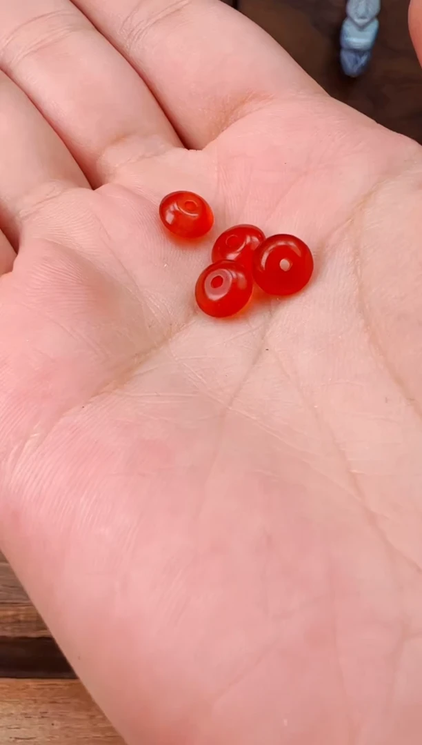 玛瑙/玉髓颈饰未镶嵌【东南亚珠饰】配珠随发1对