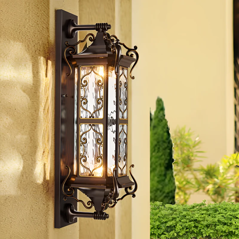 户外壁灯欧式室外阳台壁灯别墅庭院灯大门壁挂灯围墙柱子防水壁灯