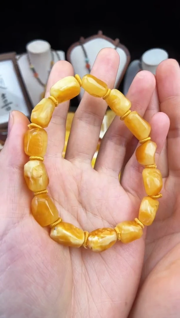 琥珀未镶嵌珠宝奇石柒月