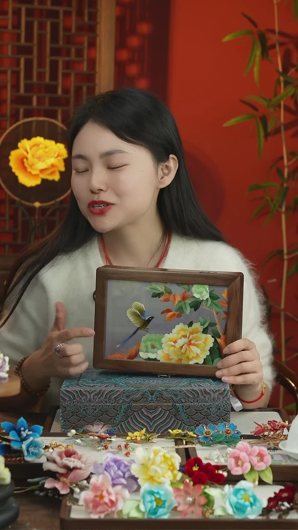 刺绣非遗苏绣首饰盒