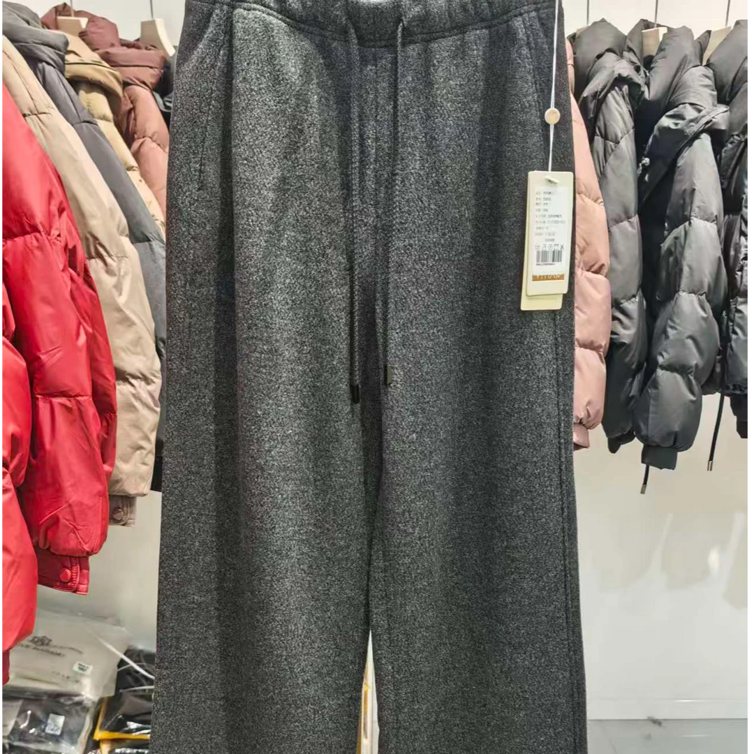 时尚休闲直筒，筒喇，女士女裤