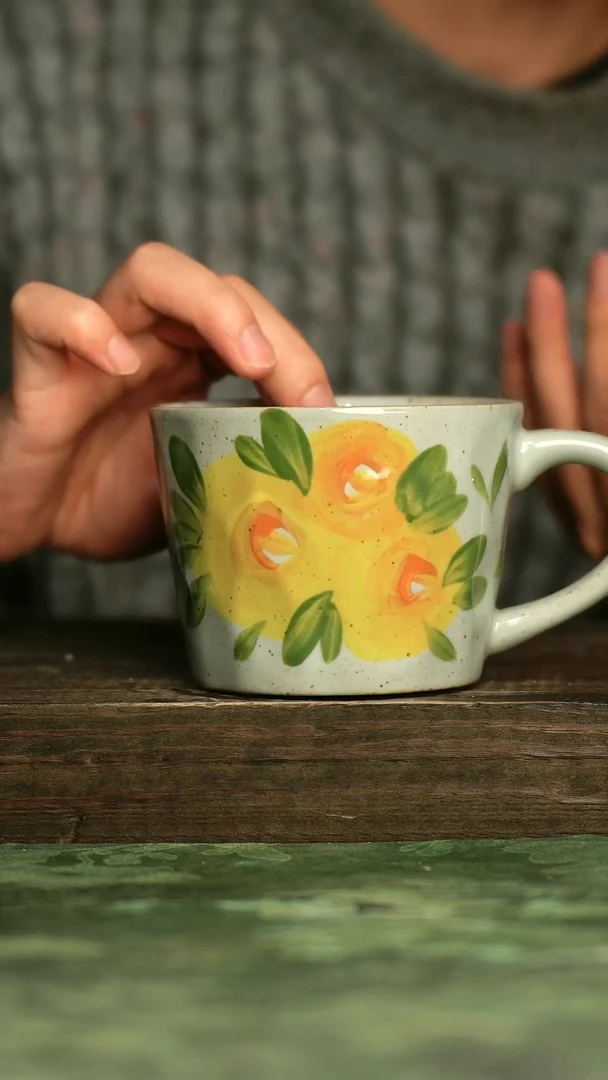 青诗集手工手绘瓷器