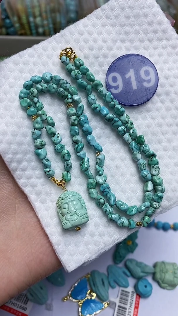 【闪购商品】绿松石项链未镶嵌919