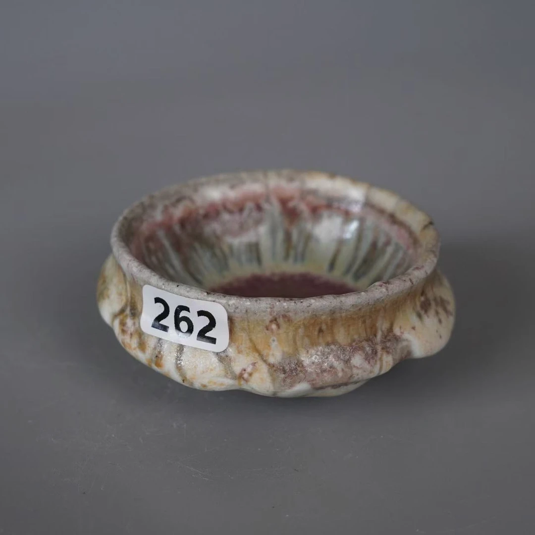 台湾柴烧落灰纯手工垂釉杯品茗杯茶具陶瓷陶杯茶杯复古主人杯