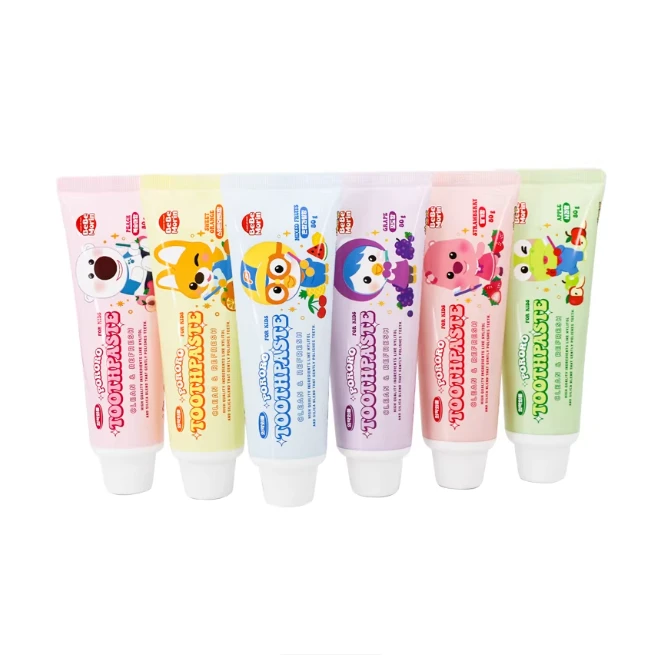 新包装啵乐乐宝露露水果牙膏90g（2只）