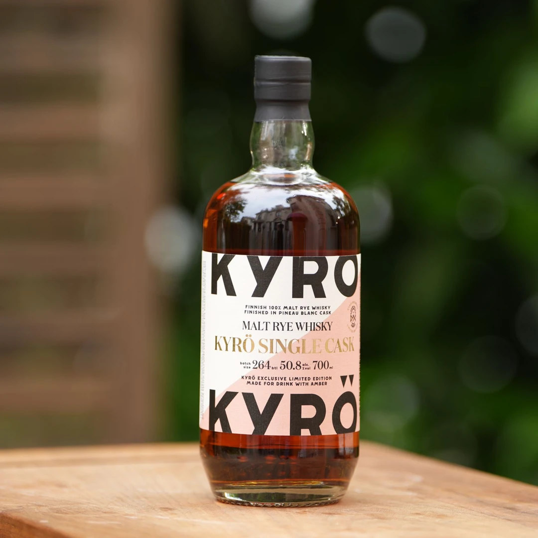 【DrinkWithAmber包桶】岚博Kyro皮诺桶单桶芬兰威士忌 700ml