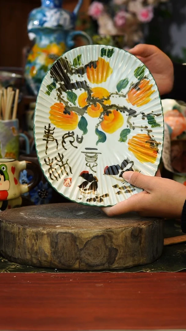 花瓶/杯子/碗168号景德镇手工手绘釉下彩