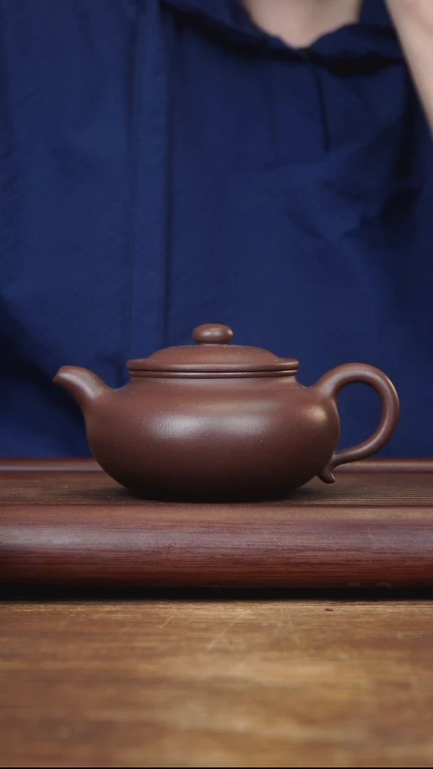 茶壶紫砂350ml  大仿古 紫泥
