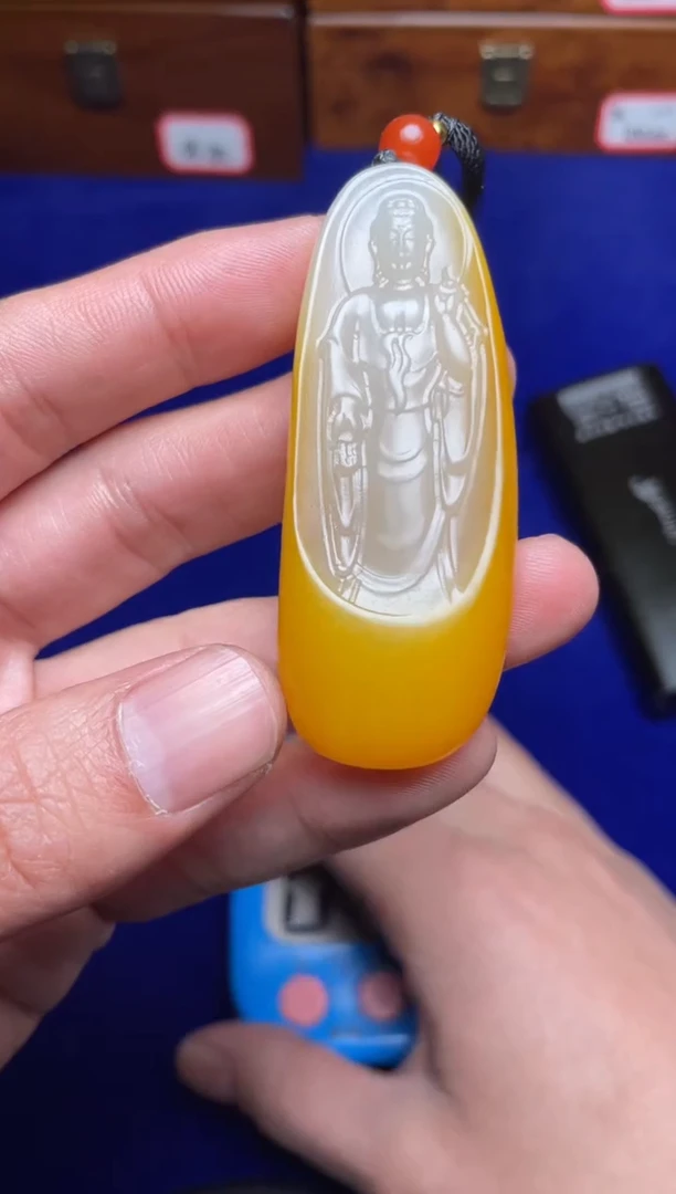 未镶嵌和田玉挂件静*和田玉