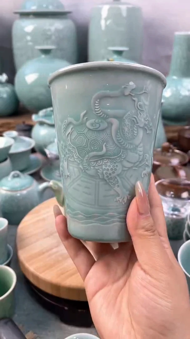 【闪购商品】特价 微瑕 慧仙青瓷
