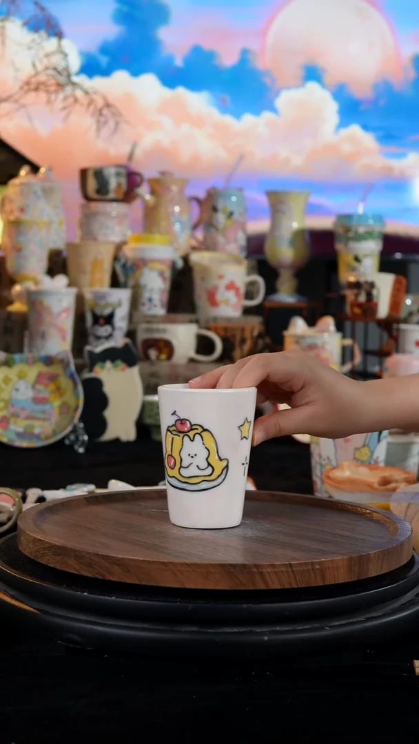 陶瓷便携款手工手绘景德镇陶瓷