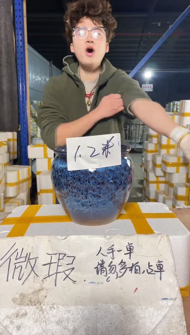 紫砂花盆宜兴紫砂粗陶花盆20-20