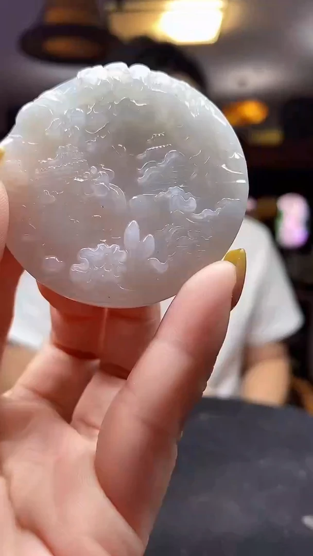 颈饰未镶嵌翡翠03/1210/W/山水