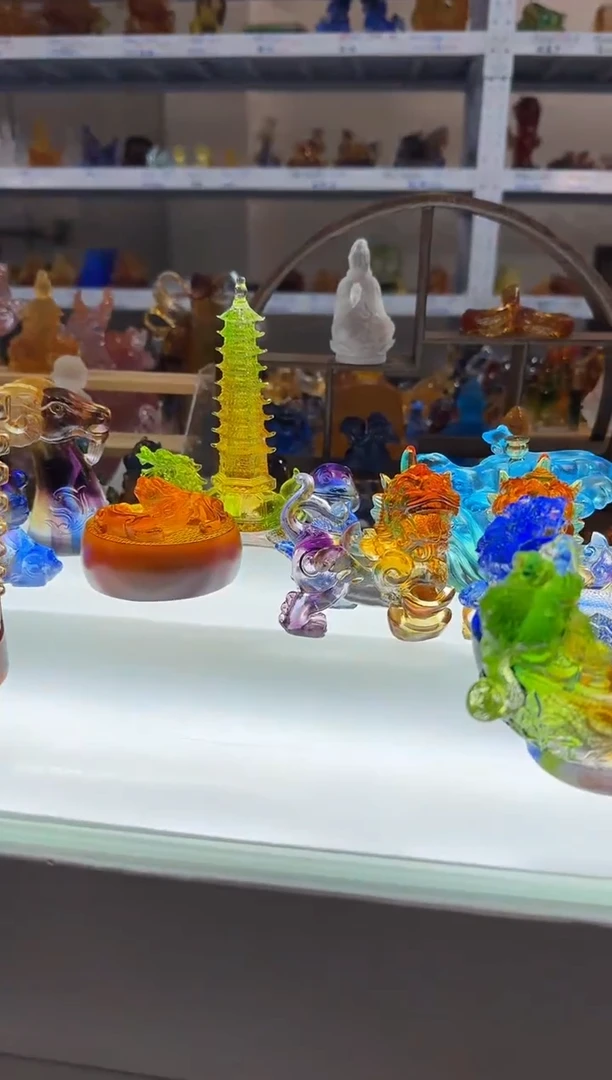 琉璃手工艺品貔貅挂件