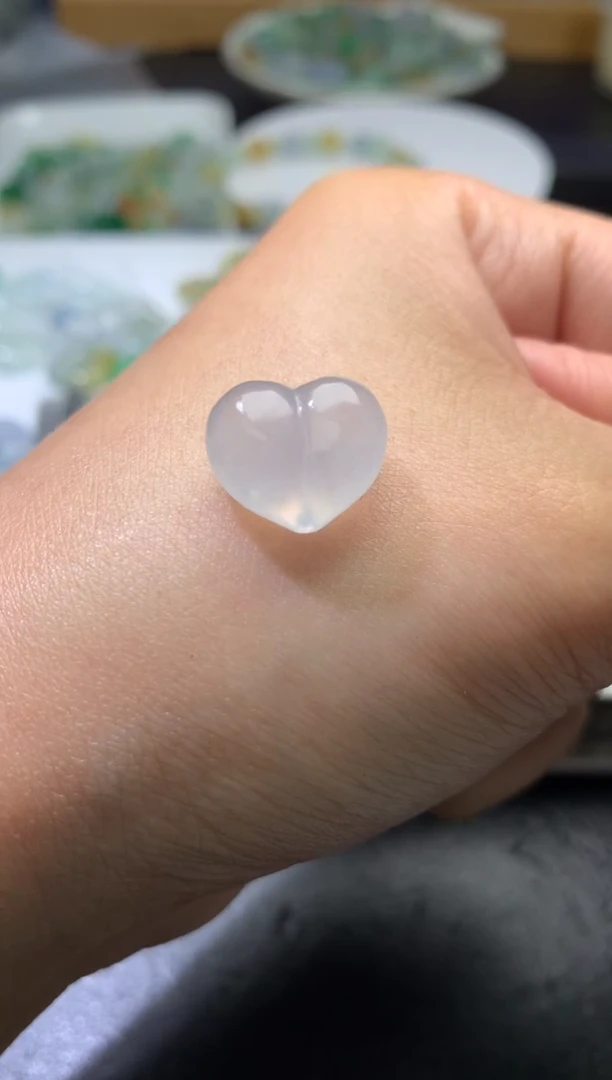 未镶嵌定制翡翠毛货 12.2-14.3-8.4