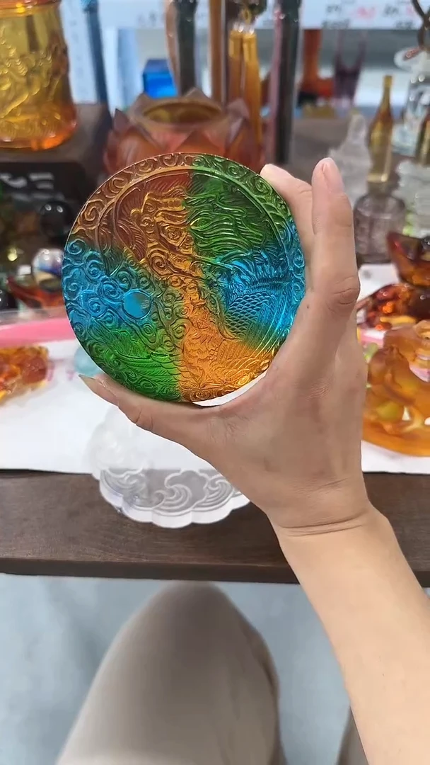 手工艺品琉璃凤凰