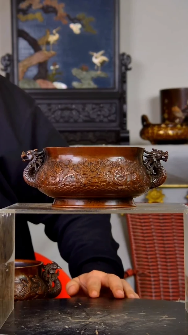 手工艺品琉璃关*精品香炉结缘