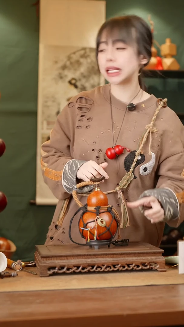 205号精品天然大漆酒葫芦一物一拍~