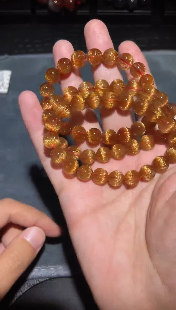 【闪购商品】水晶手链未镶嵌发晶单圈A9.5（多样性发其一）