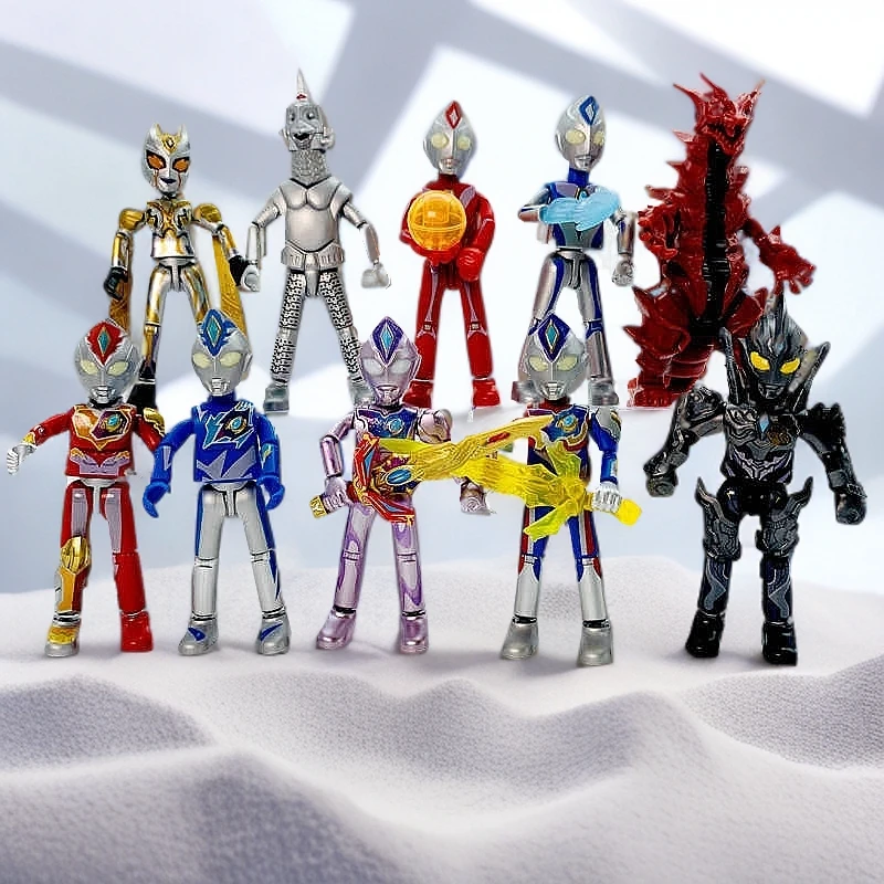 正版奥特曼群星版第七弹隐藏款积木人德凯拼装人偶玩具男孩礼物