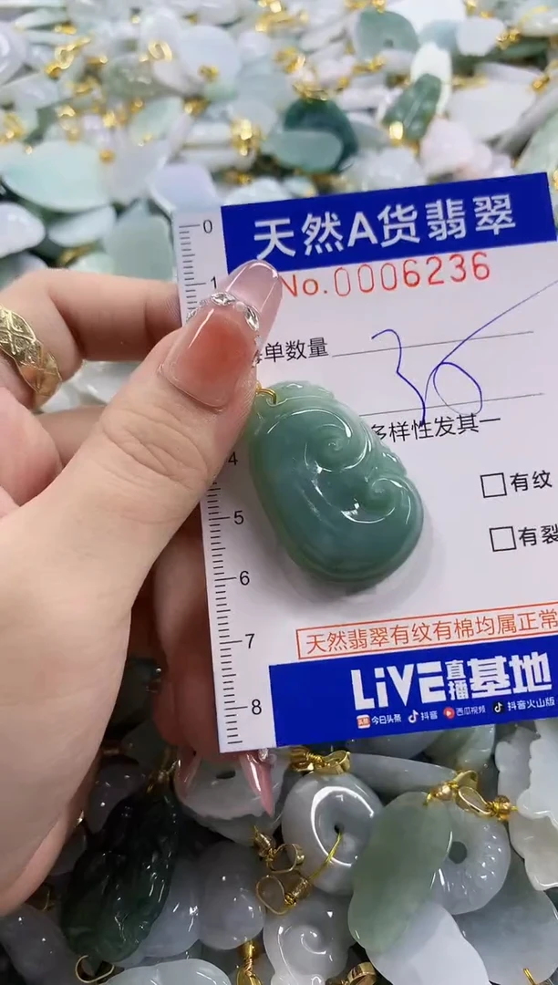 颈饰未镶嵌翡翠天然A货翡翠
